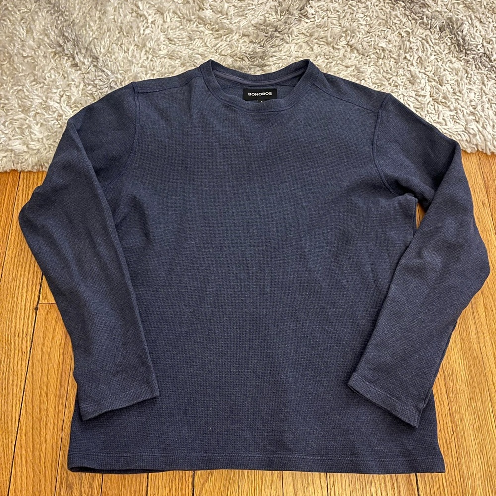 Bonobos Waffle Knit Long Sleeve Shirt